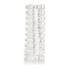 Clear Pleasure Ribbed Reversible Masturbation Stroker - Model RS-100 - Unisex - Intense Stimulation for Mind-Blowing Pleasure - Adult Naughty Store