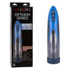 California Exotic Novelties Optimum Series Rechargeable Waterproof Penis Pump SE-1045-05-3 for Men - Enhance Stamina and Size, Blue - Adult Naughty Store