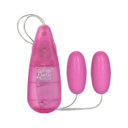 Pocket Exotics Double Pink Passion Bullet Vibrators - Powerful Dual Stimulator for Women's Intense Pleasure - Adult Naughty Store