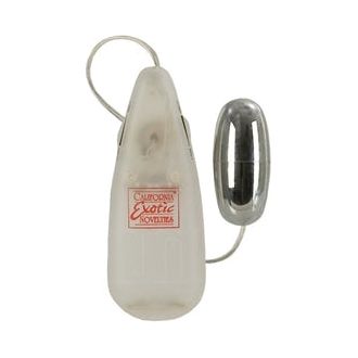 SensaTease Teardrop Bullet Vibrator - Model X1 - Unisex - Clitoral Stimulation - Clear - Adult Naughty Store