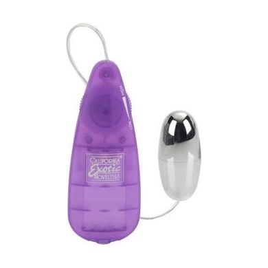 California Exotic Novelties Slim Teardrop Bullet Vibrator - Model STB-100 - Unisex - Clitoral Stimulation - Purple