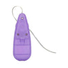 Sensual Pleasure Silicone Slims Nubby Bullet Vibrator SV-2000B - Intense Stimulation for All Genders - Targeted Clitoral and Nipple Play - Purple - Adult Naughty Store