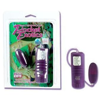 Pocket Exotics PEB-001 Waterproof Bullet Vibrator - Unisex Clitoral Stimulation - Sleek Black - Adult Naughty Store