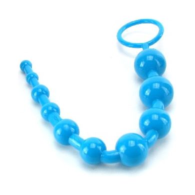 Shane's World Advanced Anal 101 Beads - Model AWB-101 - Unisex - Intense Anal Pleasure - Blue - Adult Naughty Store