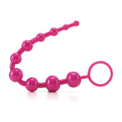 Shane's World Advanced Anal 101 Beads - Model AWB-101 - Unisex Anal Pleasure Toy - Pink - Adult Naughty Store