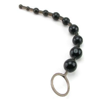 X-10 Anal Beads 11 Inch - Black: The Ultimate Pleasure Experience for Anal Enthusiasts