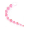Introducing the X-10 Graduated Anal Beads 11 Inch - Pink: The Ultimate Pleasure Enhancer for All Genders and Mind-Blowing Backdoor Stimulation
