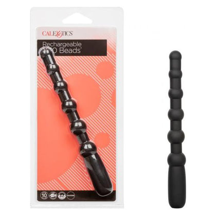 California Exotic Novelties Rechargeable X-10 Beads - The Ultimate Intense Anal Stimulation Pleasure Enhancer for Men and Women - Model X-10 - Black