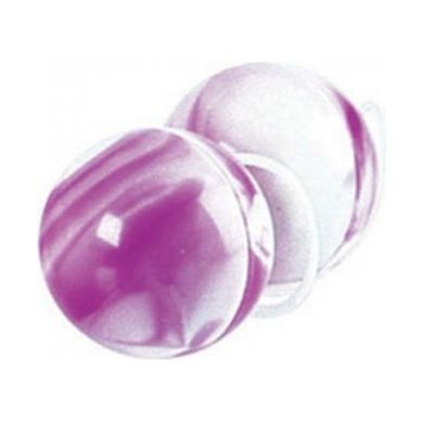 Introducing the SensaSphere Duotone Orgasm Balls Purple: The Ultimate Pleasure Enhancer for Women - Adult Naughty Store