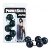 Anna Malle's Power Balls Latex Dipped Weighted Pleasure Balls 1.25 Inch - Black - Adult Naughty Store