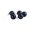 Anna Malle's Power Balls Latex Dipped Weighted Pleasure Balls 1.25 Inch - Black - Adult Naughty Store