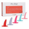 California Exotic Novelties She-ology 5 Piece Wearable Vaginal Dilator Set - Model 5WD-001 - Women's Pelvic Health and Pleasure - Lavender - Adult Naughty Store