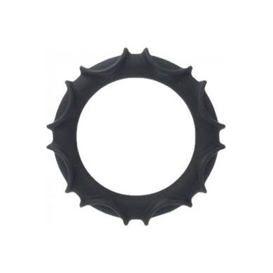 Atlas Silicone Ring - Black: The Ultimate Comfort and Stamina Enhancer for Men