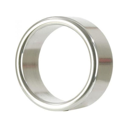 Alloy Metallic Ring - Large: The Ultimate Pleasure Enhancer for Men - Model AR-1001 - Cock Ring for Intensified Climax Control - Metallic Silver - Adult Naughty Store