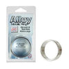 Aluminum Alloy Metallic Ring XL - Smooth and Seamless Enhancement Ring for Intimate Pleasure - Silver - Adult Naughty Store