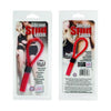 Introducing the Red Silicone Stud Lasso - The Ultimate Erection Enhancer for Enhanced Stamina and Support - Adult Naughty Store