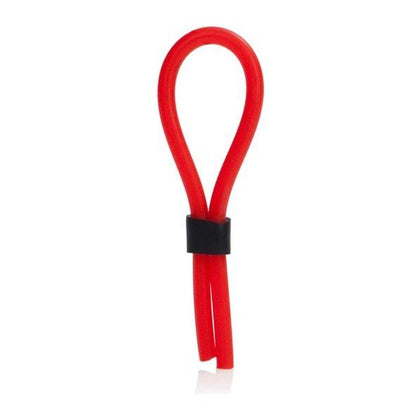 Introducing the Red Silicone Stud Lasso - The Ultimate Erection Enhancer for Enhanced Stamina and Support