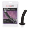 Cal Exotics Silicone Pegging Probe Black - Model P-001 - Unisex Anal Pleasure Toy - Adult Naughty Store