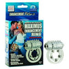 Maximus Enhancement Ring 5 Stroker - The Ultimate Vibrating Penis Ring for Powerful and Long-Lasting Erections - Model MR5S - Male - Intense Pleasure and Clitoral Stimulation - Black - Adult Naughty Store