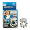 Introducing the Maximus Enhancement Ring 10 Stroker: Ultimate Pleasure for Him and Her - Vibrating Double-Support Penis Ring with Stroker Beads - Model M10 - For Powerful and Long-Lasting Ere - Adult Naughty Store