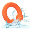 Alpha Liquid Silicone Dual Ball Ring - The Ultimate Pleasure Enhancer for Men, Orange - Adult Naughty Store