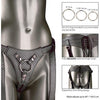 Her Royal Harness The Regal Queen Pewter - Luxury Crotchless Strap-On Harness for Exquisite Pleasure - Adult Naughty Store