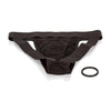 Cal Exotics Packer Gear Jock Strap Black L-XL - Model JSLX-001 - Male - Intimate Support and Pleasure - Stretchy and Comfortable - Cotton/Spandex Blend - Easy to Clean - 90 Day Warranty