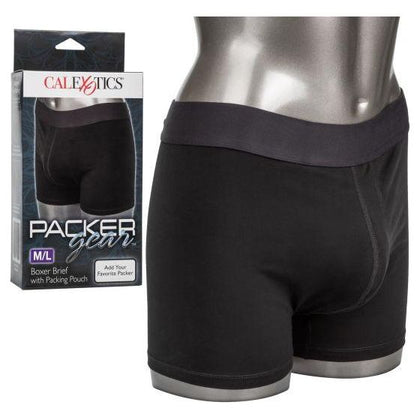 Packer Gear Boxer Brief with Packing Pouch - SE157655 - Unisex Lingerie for Comfortable and Discreet Packing - M/L Size