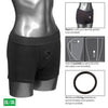 Packer Gear Black Boxer Harness - Ultimate Comfort and Support for Hands-Free Pleasure - Adult Naughty Store