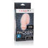 Packer Gear 4-Inch Beige Silicone Packing Penis - Model PG-4B - Unisex Strap-On Dildo for Intimate Pleasure - Adult Naughty Store