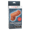 Packer Gear Ultra Soft Silicone STP Packer - 5in Brown - FTM Stand to Pee Prosthetic