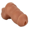 Packer Gear Ultra Soft Silicone STP Packer - 5in Brown - FTM Stand to Pee Prosthetic - Adult Naughty Store