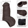 Packer Gear Ultra Soft Silicone STP Packer - 5in Black - FTM Stand to Pee Prosthetic - Adult Naughty Store