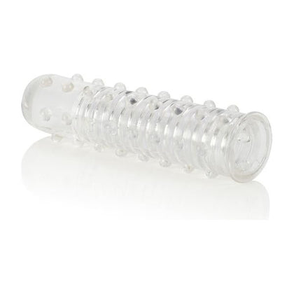 Introducing the PleasureMax Reversible Sleeve Clear - The Ultimate Pleasure Enhancer for Him and Her! - Adult Naughty Store