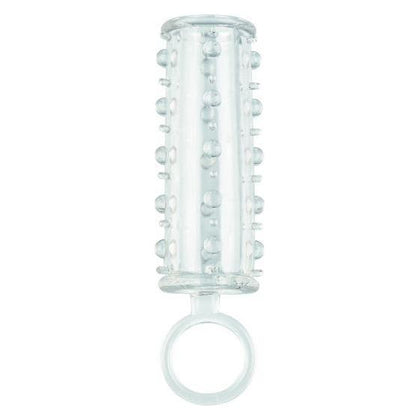 California Exotic Novelties Sensation Enhancer Sensual Pleasure Beads Clear - Model SE-001 - Unisex - Girth-Boosting Anal and Vaginal Stimulation - Transparent - Adult Naughty Store