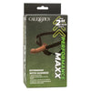 California Exotic Novelties Performance Maxx Extension with Harness Brown - Male Penis Extension for Enhanced Pleasure, Model SE-1633-45-3, Waterproof - 2023 - Adult Naughty Store