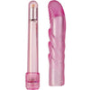 PleasureCo Sensational Slim Softee Vibe SS-100X Waterproof G-Spot Massager for Her - Passionate Pink - Adult Naughty Store