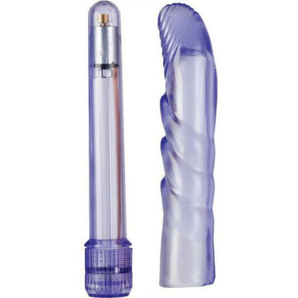 Slim Softee Vibe With Removable G Sleeve Waterproof - Purple - Adult Naughty Store