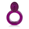 California Exotic Novelties Ring of Passion Purple Vibrating Cock Ring - Model ROP-001 - Couples Erection Enhancer and Clitoral Stimulator - Adult Naughty Store