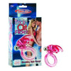 Introducing the Sensa Pleasure Triple Clit Flicker - Model TCF-3000 for Her Pleasure - Vibrant Pink