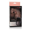 Introducing the SensaPleasure™ Silicone Lovers Arouser Black Vibrating Couples Ring - Model SPCR-200X - For Enhanced Pleasure and Intimacy in Couples Play - Adult Naughty Store