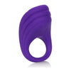 Introducing the Luxe Pleasure Enhancer: Silicone Rechargeable Vibrating Ring - Model XR-5000 - For Him and Her - Ultimate Intimate Pleasure - Purple - Adult Naughty Store