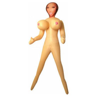 Big Bust Babe Love Doll - Realistic 5ft Life-like Silicone Sex Toy Model BBLD-500 - Female Pleasure - Large Breasts, Firm Nipples - 4-Color Face - Captivating Crimson - Adult Naughty Store