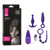 Introducing the SensaFirm™ Her Anal Kit - Model 2021: The Ultimate Silicone Pleasure Set for Women's Anal Delight in Elegant Black