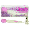 Introducing the PleasureXpert Miracle Massager 2 Speed 120 Volt 10.5 inch White with Pink - The Ultimate Intensity Experience - Adult Naughty Store