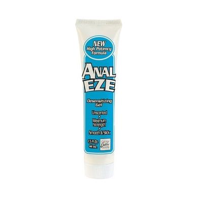 Anal Eze Bulk Desensitizing Gel - Model AE-44 - Unisex Anal Pleasure Enhancer - Unscented - 1.5 Fl O/44 ml - Bulk Packaging
