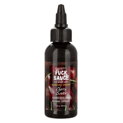 California Exotic Novelties Fuck Sauce Cherry Flavored Water Based Lubricant - Model SE-2410-05 - 2oz - For Enhanced Intimacy and Arousing Pleasure - Clear - Adult Naughty Store