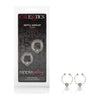 Silver Nipple Play Non Piercing Nipple Rings - Sensual Steel Pleasure Enhancers for Both Genders - Adult Naughty Store