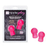 Pink Silicone Advanced Nipple Play Suckers - Model NP-2.25P - Unisex Nipple Pleasure Toy - Adult Naughty Store