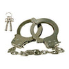 Chrome Handcuffs - Premium Metal Restraints for BDSM Play - Model X123 - Unisex - Intense Pleasure and Sensual Exploration - Silver